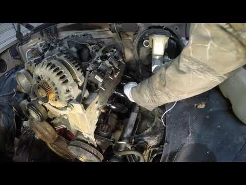 Header install on the ls swap obs chevy!