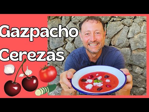 GAZPACHO DE CEREZAS Y RICOTTA CASERO 😃 - GUILLE RODRIGUEZ
