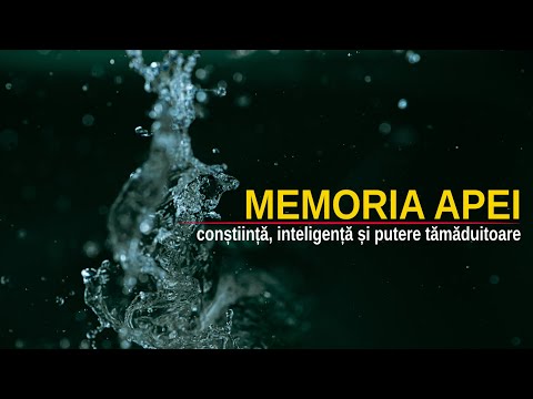 MEMORIA APEI | APA VIE | CONȘTIINȚĂ ȘI PUTERE TĂMĂDUITOARE | NOI DESCOPERIRI ȘOCANTE
