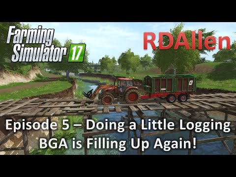 Farming Simulator 17 Multiplayer Sosnovka E5 - Doing Some Logging