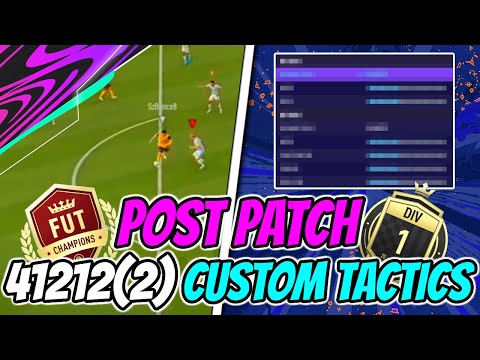 WHY 41212 (2) *POST PATCH* IS THE MOST META FORMATION TO GIVE YOU MORE WINS | CUSTOM TACTICS- FUT 21