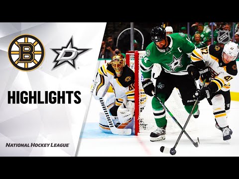Bruins @ Stars 10/03/19 Highlights