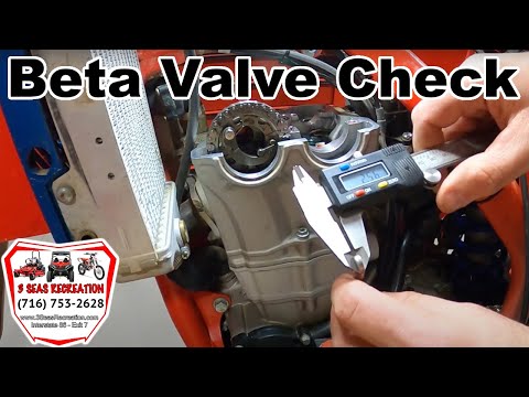 4 Stroke Beta Motorcycle Valve Clearance Adjustment & Shim Replacement, Step By Step Instructions!