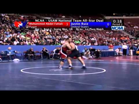 96kg GR Mohammed Abdel Fatah vs  Justin Ruiz