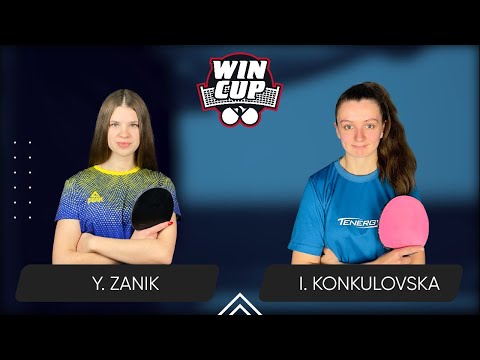 18:30 Yulianna Zanik - Iryna Konkulovska West 3 WIN CUP 04.06.2024 | Table Tennis WINCUP