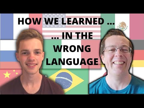 How We Learned Each Language, BUT in the WRONG Language! (IN 9 Languages)