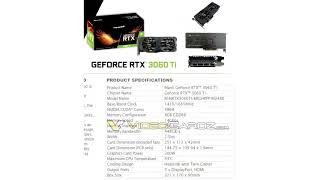 Manli's GeForce RTX 3060 Ti will require a 500W PSU