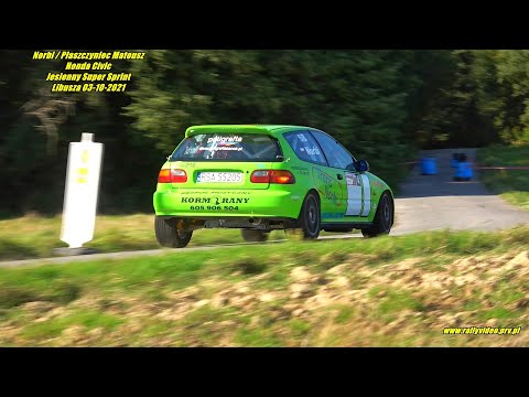 Norbi / Płaszczyniec Mateusz - Honda Civic - Jesienny Super Sprint Libusza 03-10-2021
