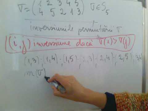 Inversiunile unei permutari