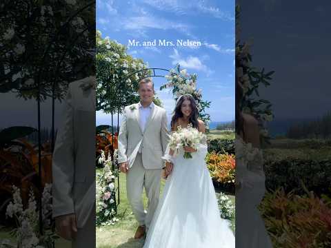 Officially The Nelsens!🤍💍#wedding #married #family #trizzy #notenoughnelsons #couple #marrige