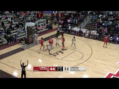 HIGHLIGHTS: Cornell Men's Basketball at Brown - 01.20.24