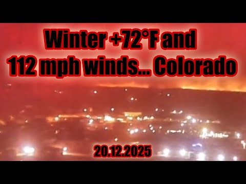 😱 COLORADO IN FLAMES AND HELL 112 MPH Hurricane Winds + Winter Heatwave — The Climate Has Gone Insa