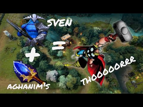 Highlights I Sven + Aghanim's I Dota 2