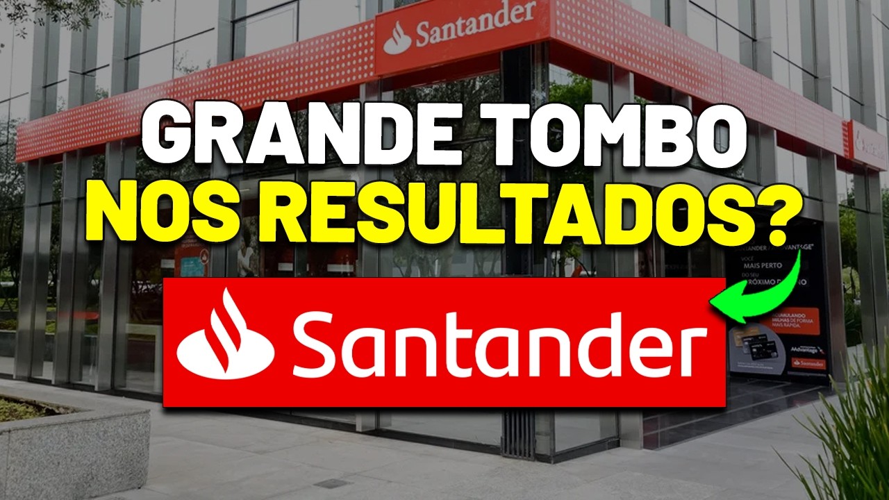 🚨OUTRO TOMBO NOS LUCROS do BANCO SANTANDER? RESULTADOS DO 3T26: SANB11, SANB4 SANB3