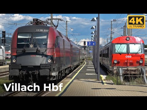 Osterreichisch Züge Vlog #142 - Villach Hbf 10.08.2023