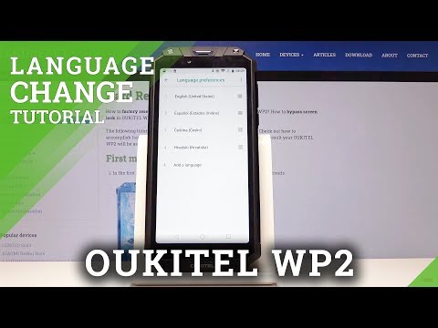 How to Change Language in OUKITEL WP2 - Switch Between Languages