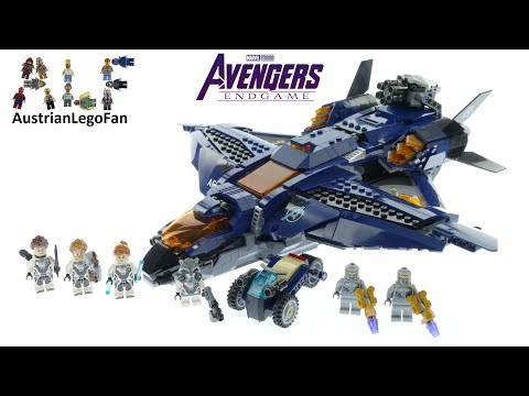 Vidéo LEGO Marvel 76126 : Le Quinjet des Avengers