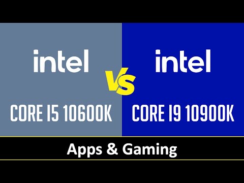 Intel Core i5 10600K vs Intel Core i9 10900K - Apps & Gaming (RTX 4090)