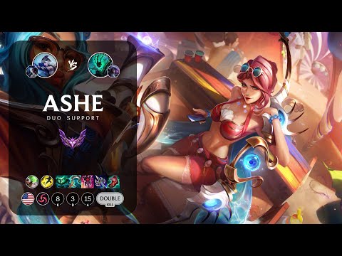 Ashe Support vs Thresh - NA Master Patch 13.10