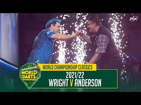 TWO LEGENDS COLLIDE! Wright v Anderson | 2021/22 World Darts Championship | Full Match