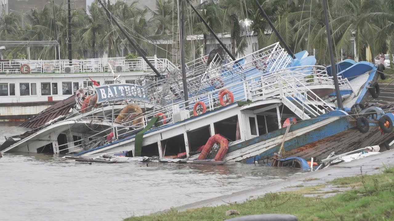 Tufão Yagi deixa rastro de destruição no Vietnã | AFP