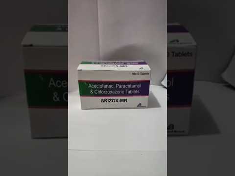 Aceclofenac paracetamol chlorzoxazone tablet, 10*10 capsules...