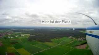 preview picture of video 'Fliegerclub Nürnberg e.V. - EDQH - Anflug Piste 26'