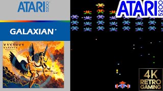 Galaxian Atari 5200 4k Gameplay