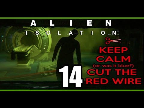 Alien: Isolation | BLUE? RED! | 60fps PC Gameplay, (Part 14) Walkthrough w/ facecam