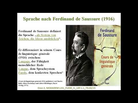 Seminar: Kleine Einführung in die Sprachwissenschaft L1-TD 02/15