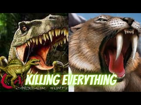 Killing everything in Carnivores: Dinosaur Hunter/ Ice Age - YouTube