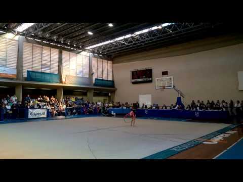 Sarah Castro Aparelho corda  - primeira apresentação na Copa São Paulo de Ginastica Rítmica 2016