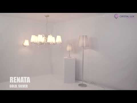 Настольная лампа Crystal Lux RENATA LG1 SILVER 