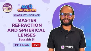 Refraction & Spherical Lenses MCQs | Light Reflection and Refraction | CBSE Class 10 Science