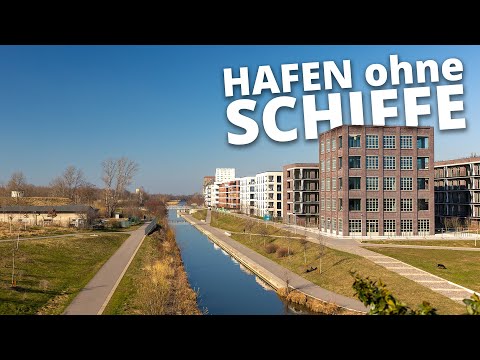 ein Hafen ohne Schiffe - der Lindenauer Hafen in Leipzig