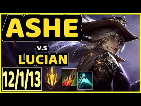 CODY SUN (ASHE) vs LUCIAN - 12/1/13 KDA BOTTOM ADC CHALLENGER GAMEPLAY - NA