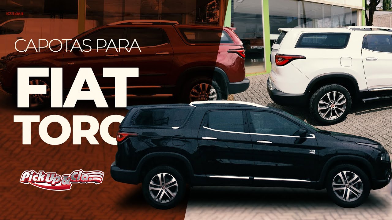 Capota de fibra para Fiat Toro - Todas as Cores - Pickup&Cia