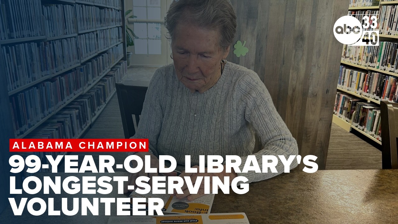 Alabama Champions: 99-year-old is library's longest-serving volunteer