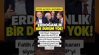 Fatih Altaylı'dan Erdoğan'a O Değil Kılıçdaroğlu Bozdu! #erdoğan #kema