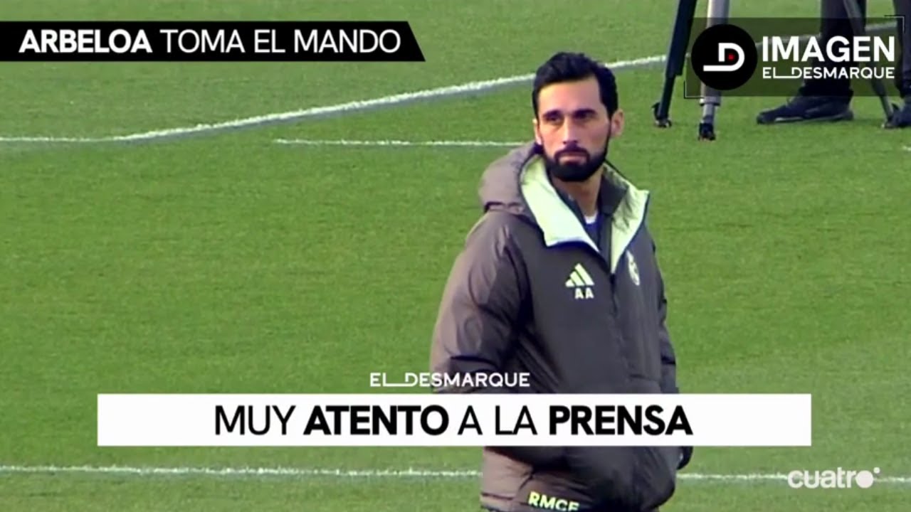 El primer día de Álvaro Arbeloa como entrenador del Real Madrid
