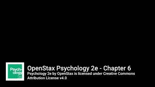 OpenStax Psychology 2e CH6