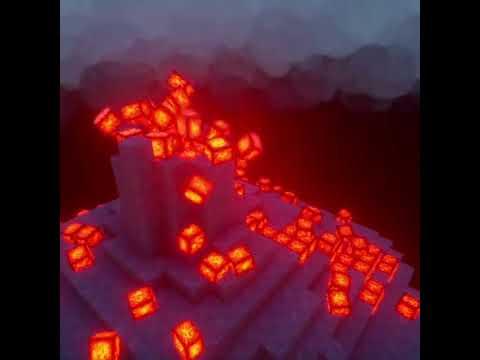 Самодельный Майнкрафт - Вулкан 1-2