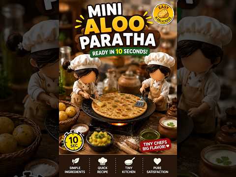 Tiny Chefs Make Aloo Paratha