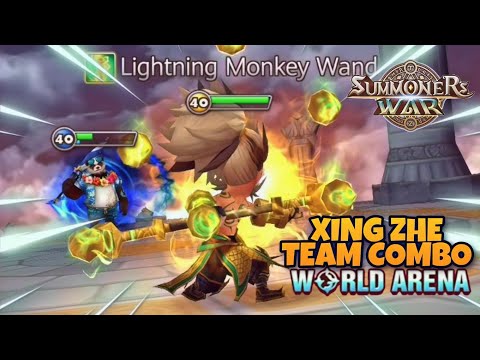 Xing Zhe Team Combo in World Arena Ep. 3 - Summoners War