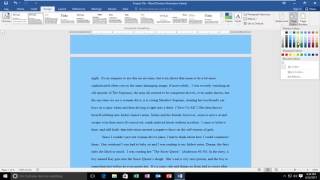 How To Change Page Color In Microsoft Word