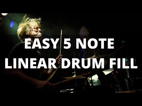 WMDRUMS - Easy Five Note Linear Drum Fill