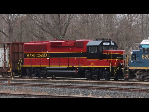 Mass Coastal 2014: CSX delivers MC's newest locomotive - Middleboro, MA - 3/2023
