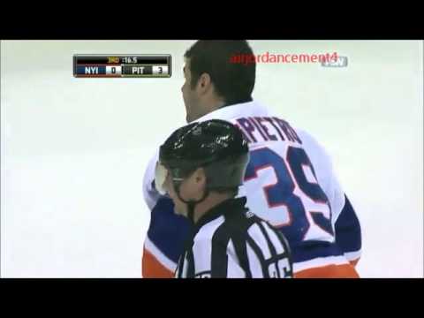 Rick DiPierto v. Brent Johnson Goalie Fight 2.2.11