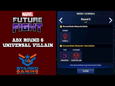 ABX ROUND 6 - UNIVERSAL VILLAIN | DAILY ABX DIARY | MARVEL FUTURE FIGHT