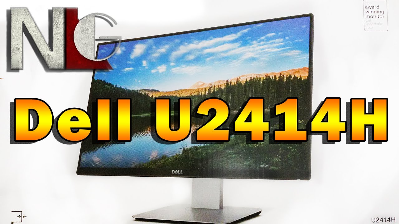 Монитор DELL 24" UltraSharp U2414H черный